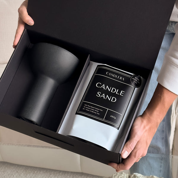 Block Candle Sand Gift Set