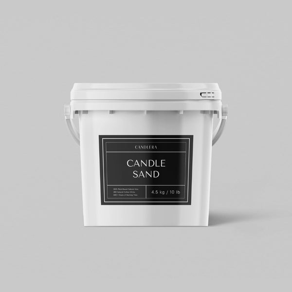 Candle Sand 4.5 kg/10 lb Bucket + 200 Wicks by Candlera®