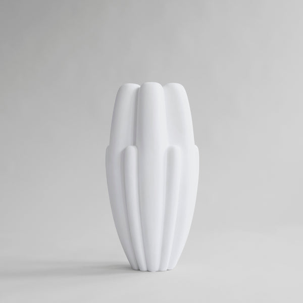 Bloom Vase Slim, Big - Bone White