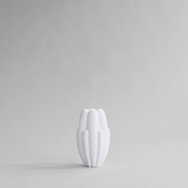 Bloom Vase Slim, Mini - Bone White